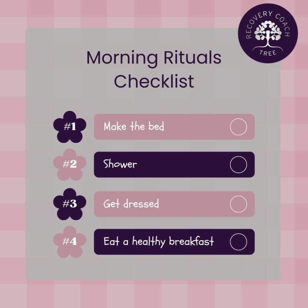 Why should I create a morning rituals checklist?